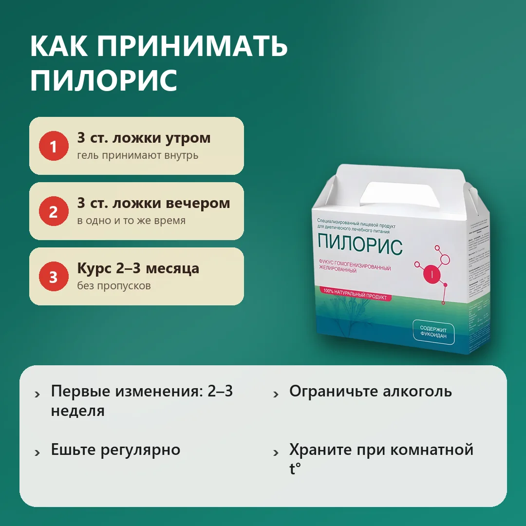 Как принимать Пилорис